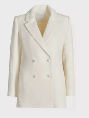 Sandro ‘Dayvon’ Double-Breasted Tweed Blazer